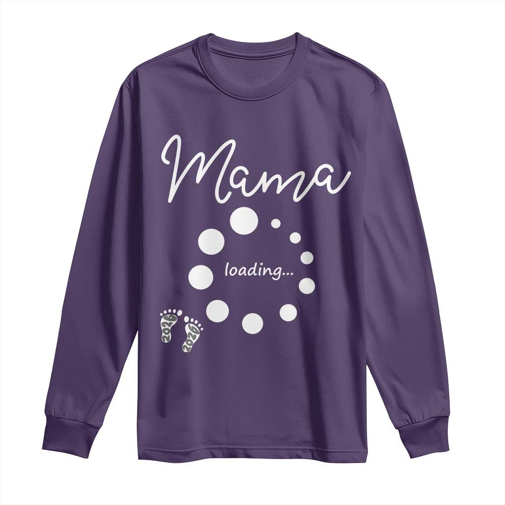 Mama Loading 2026 Long Sleeve Shirt Pregnancy Announcement Mothers Day