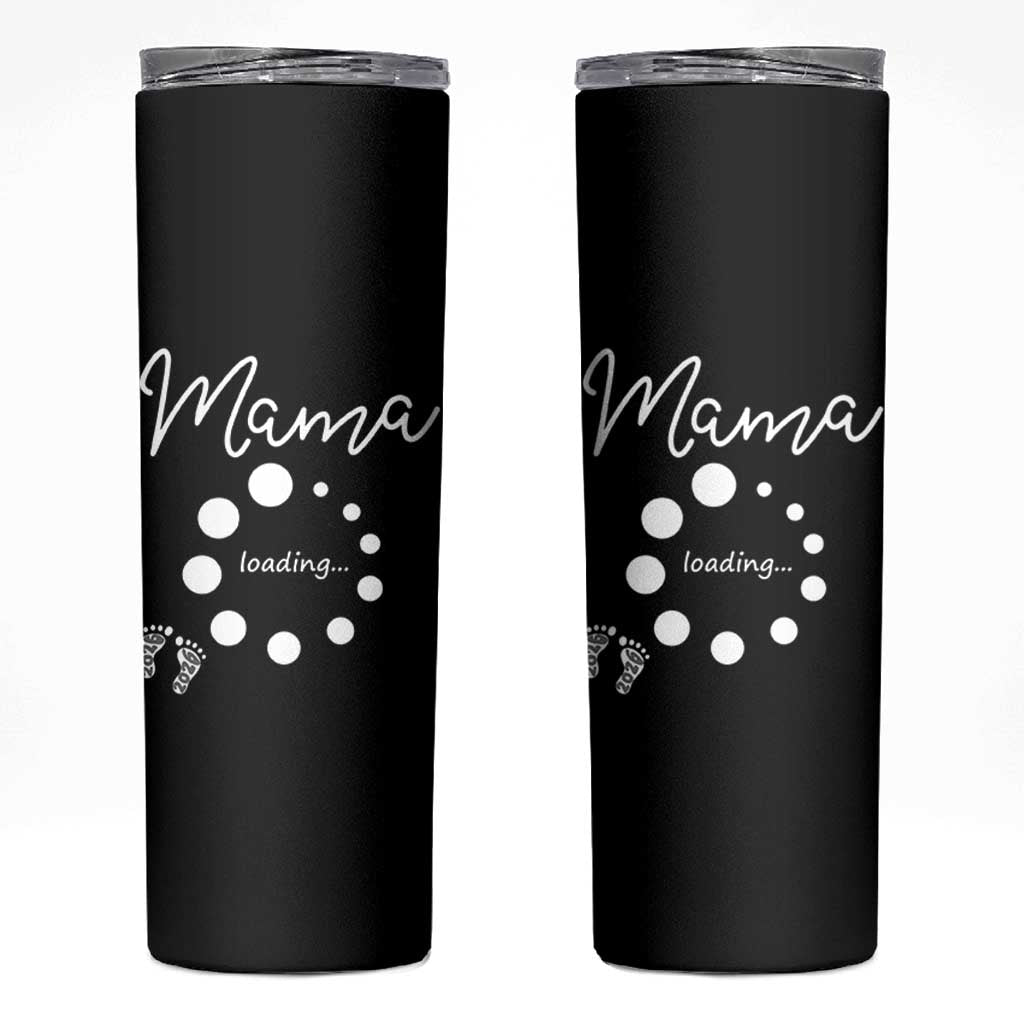 Mama Loading 2026 Skinny Tumbler Pregnancy Announcement Mothers Day