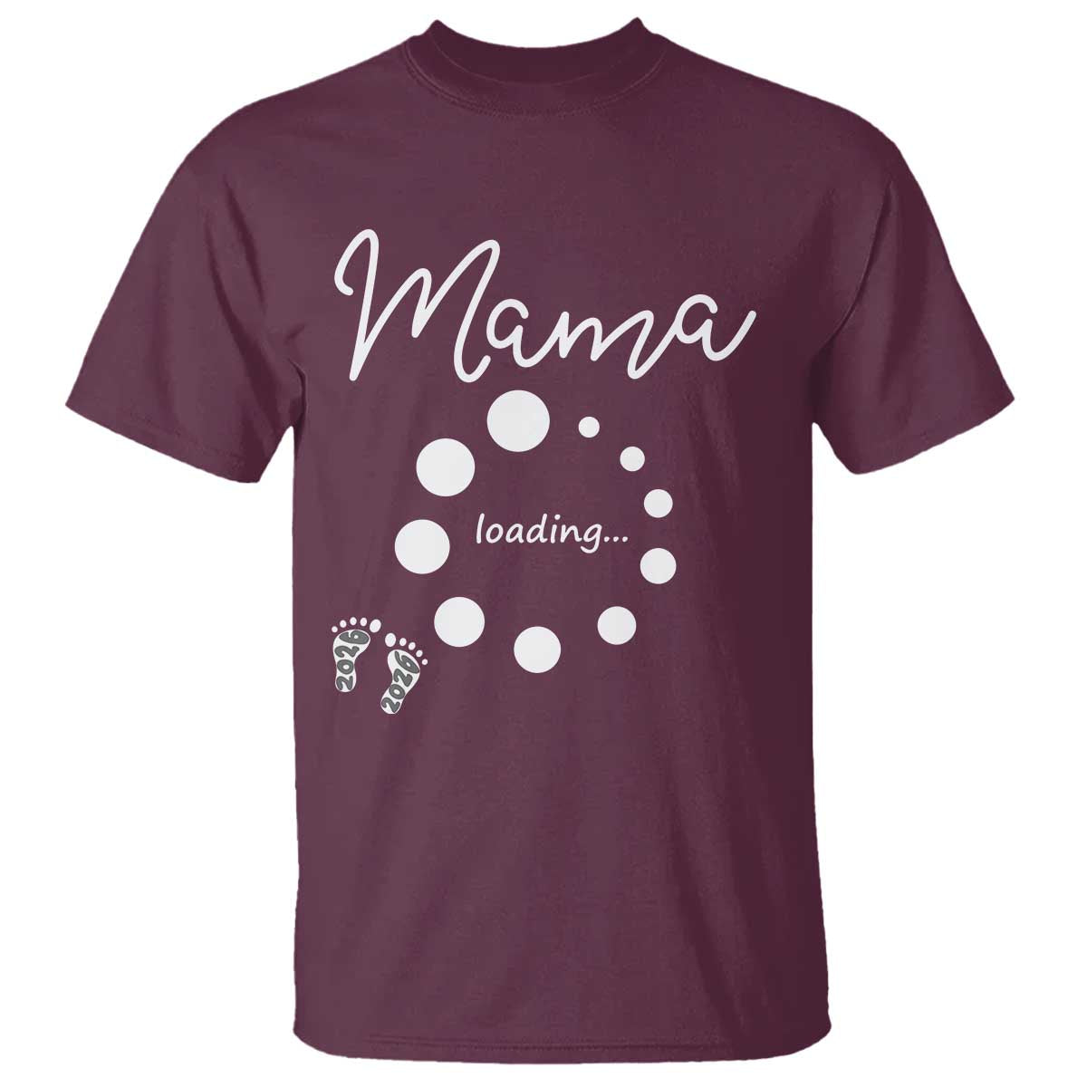Mama Loading 2026 T Shirt Pregnancy Announcement Mothers Day