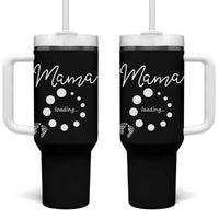 Mama Loading 2026 Tumbler With Handle Pregnancy Announcement Mothers Day