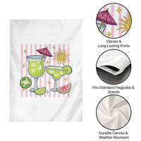 Tropical Margarita Summer Garden Flag Beach Vacation Graphic