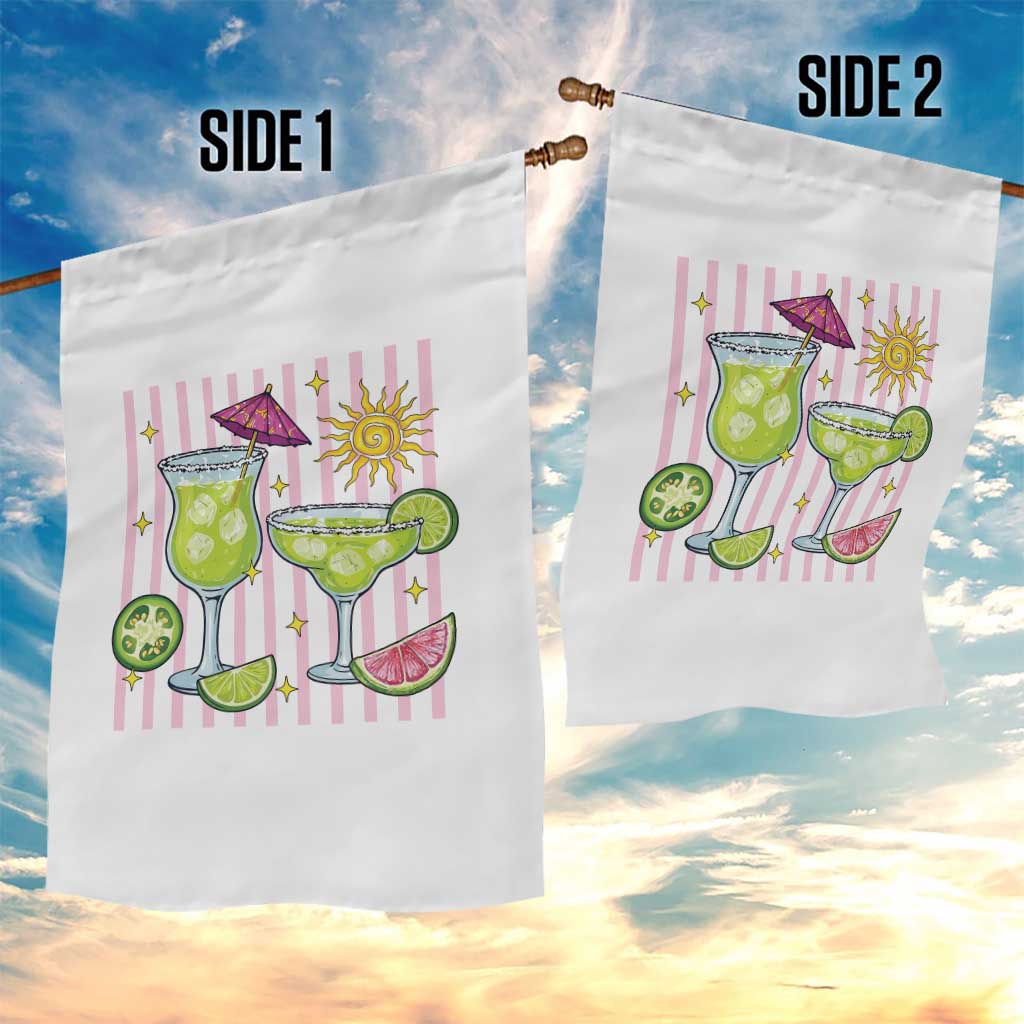 Tropical Margarita Summer Garden Flag Beach Vacation Graphic