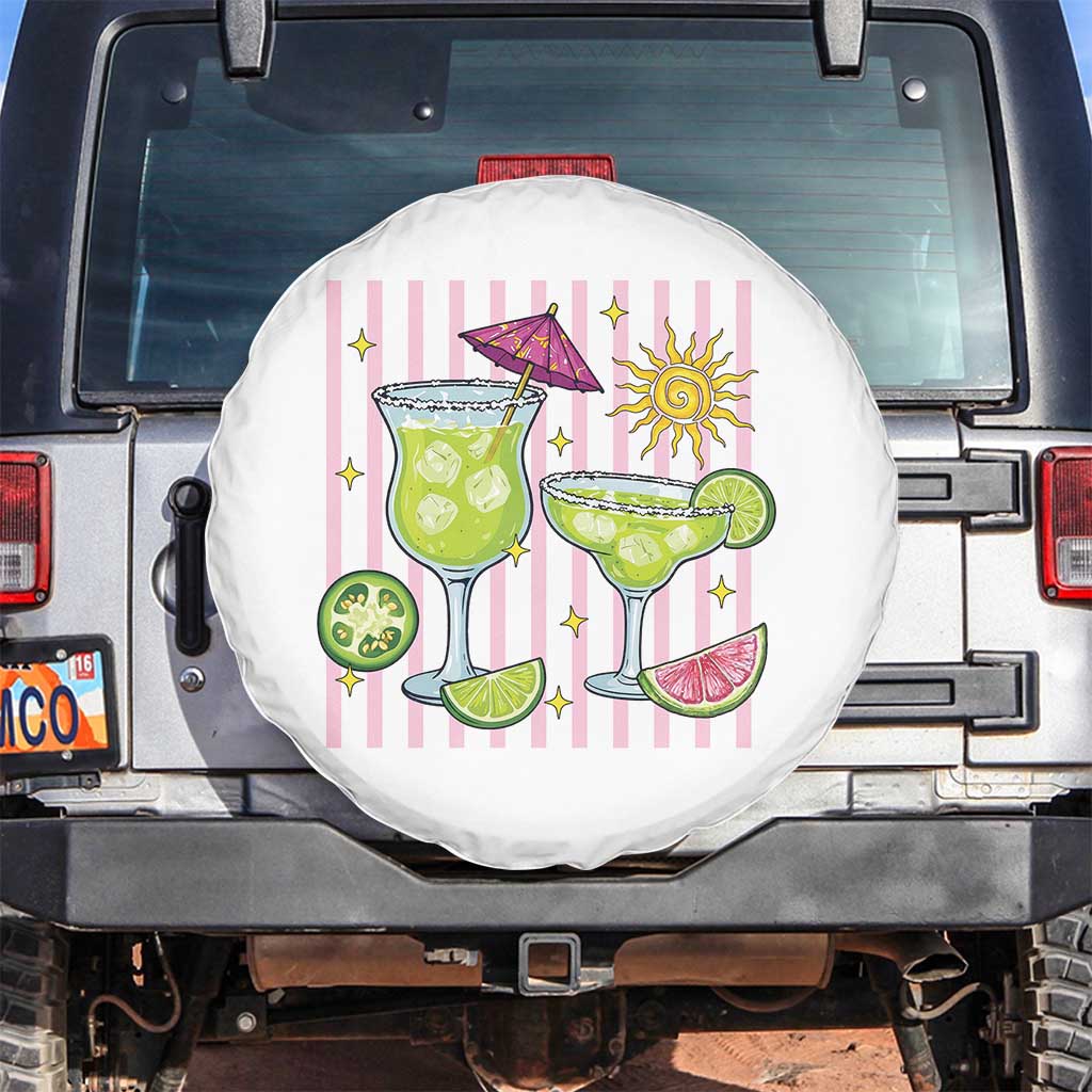 Tropical Margarita Summer Spare Tire Cover Beach Vacation Graphic