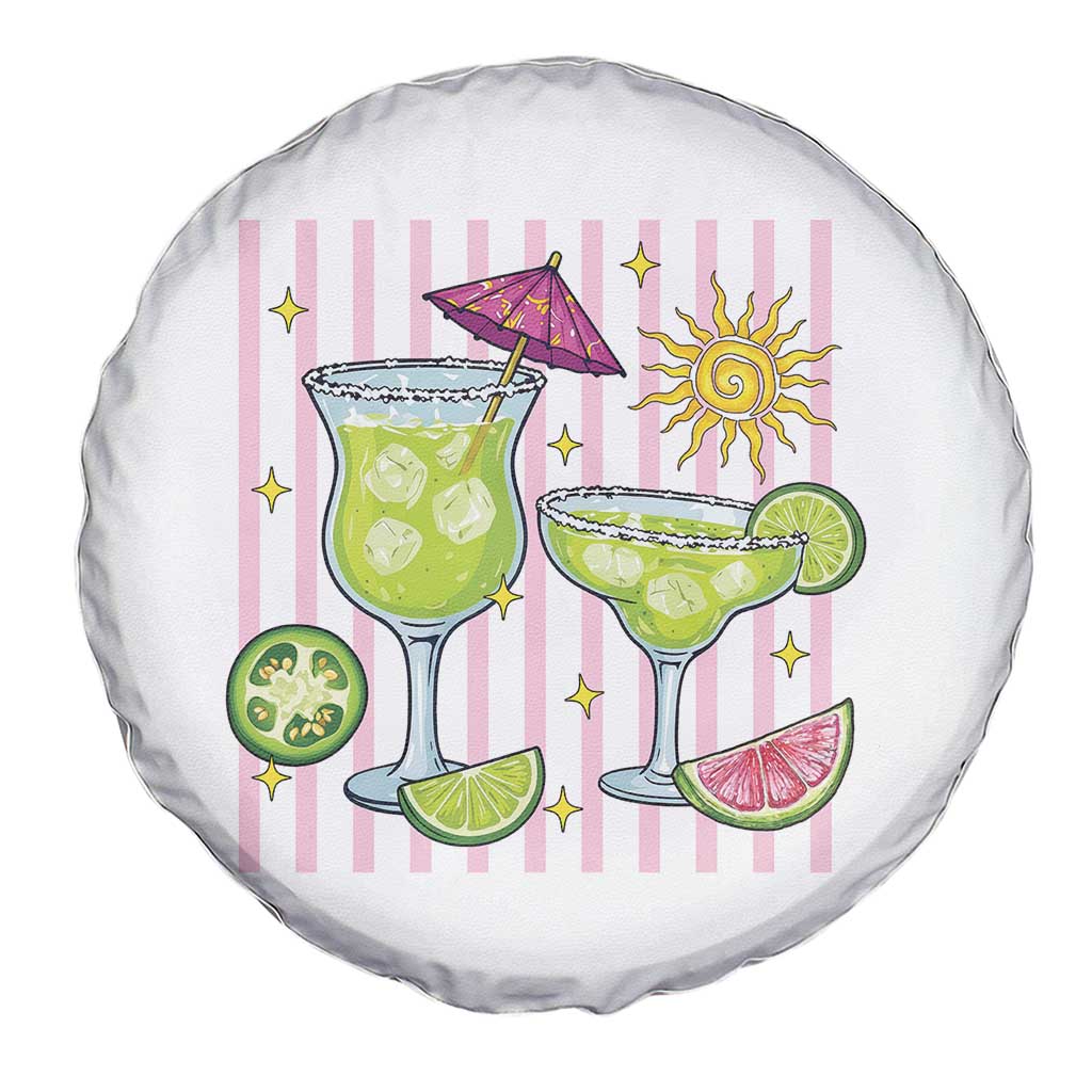 Tropical Margarita Summer Spare Tire Cover Beach Vacation Graphic