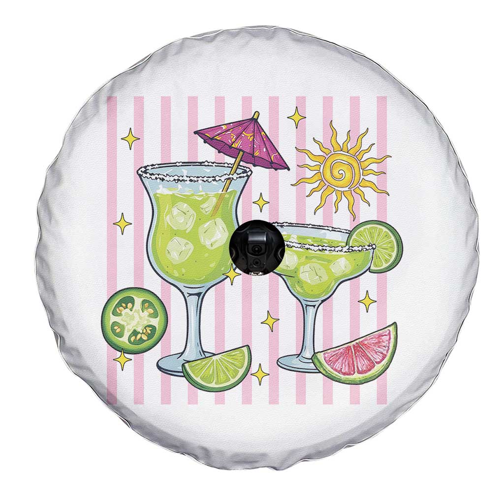 Tropical Margarita Summer Spare Tire Cover Beach Vacation Graphic