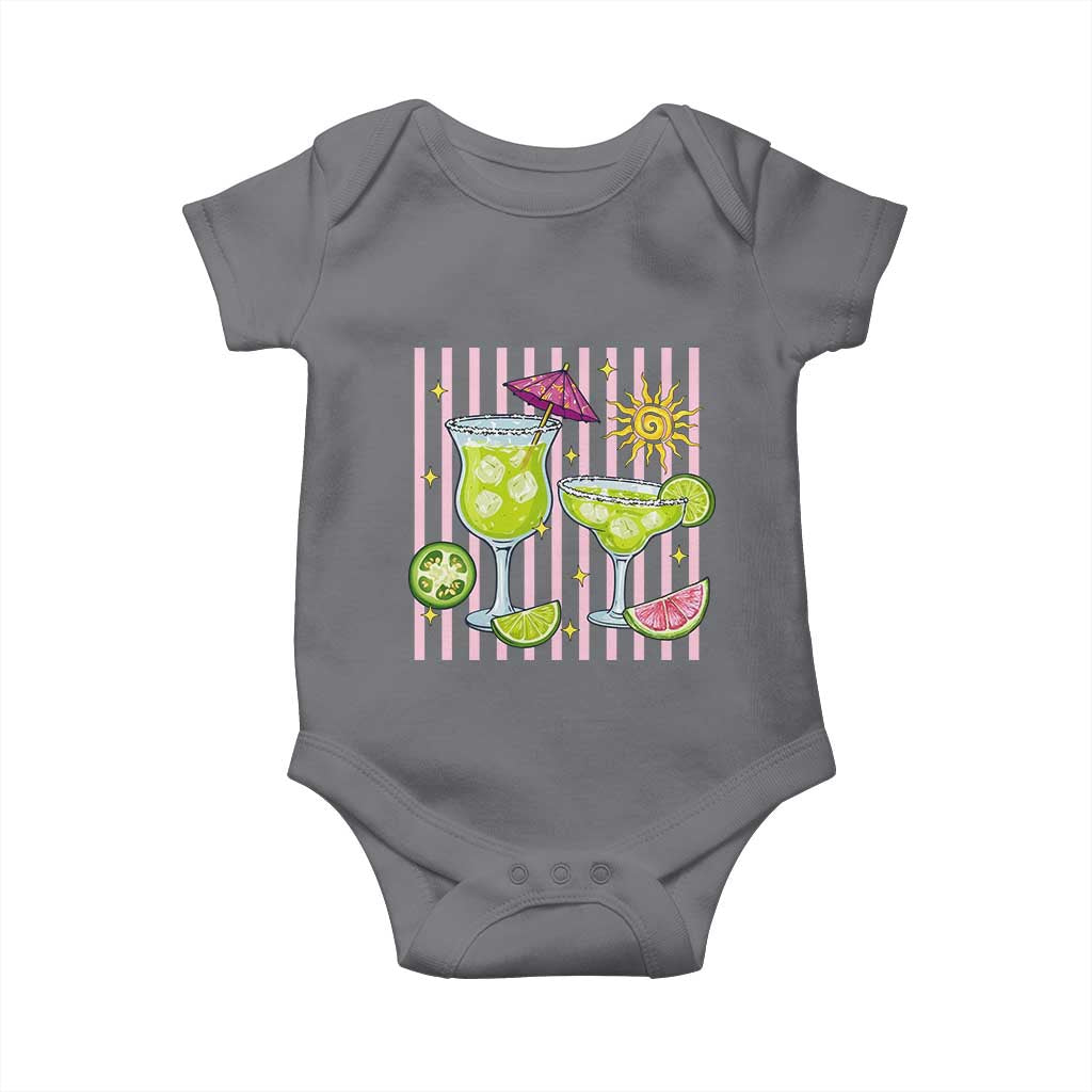Tropical Margarita Summer Baby Onesie Beach Vacation Graphic