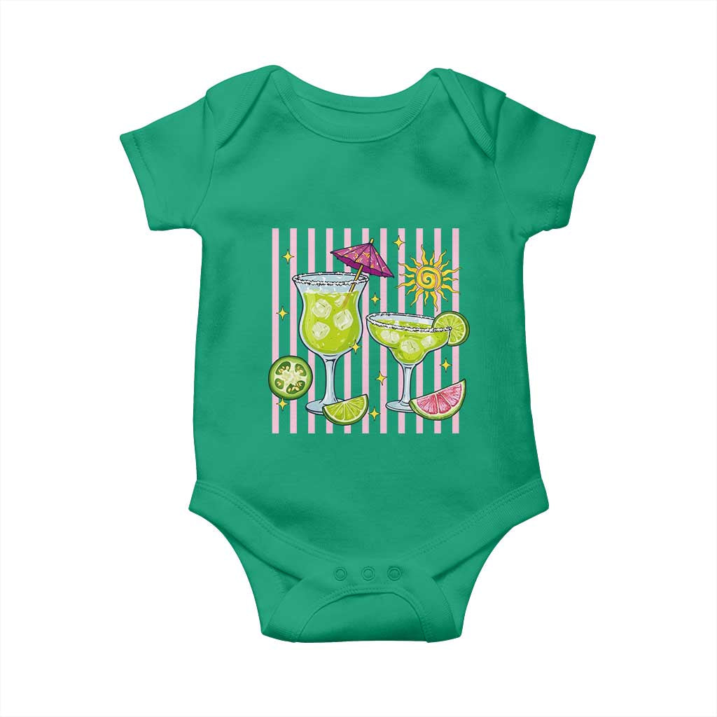 Tropical Margarita Summer Baby Onesie Beach Vacation Graphic