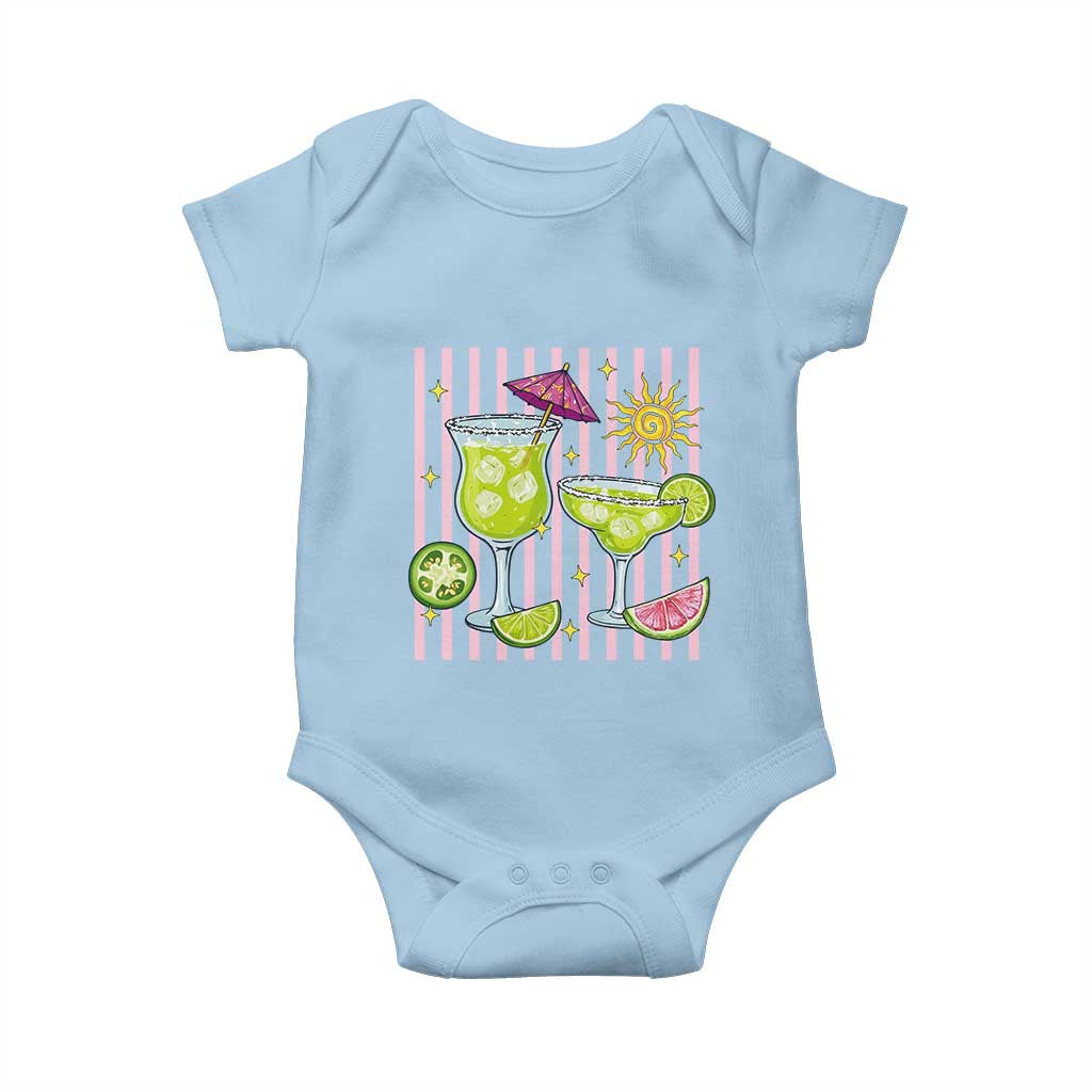 Tropical Margarita Summer Baby Onesie Beach Vacation Graphic