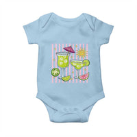Tropical Margarita Summer Baby Onesie Beach Vacation Graphic