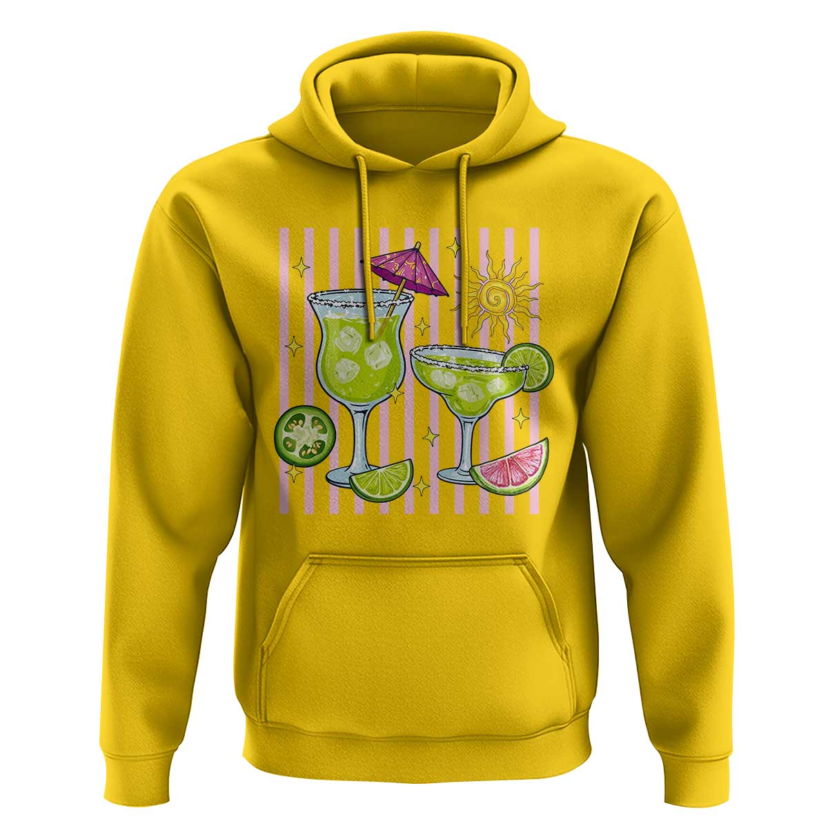 Tropical Margarita Summer Hoodie Beach Vacation Graphic