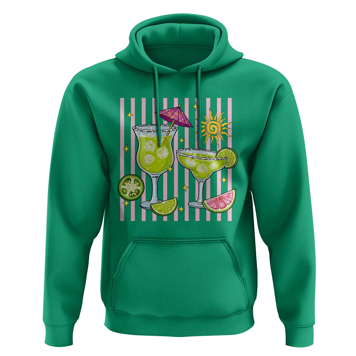 Tropical Margarita Summer Hoodie Beach Vacation Graphic
