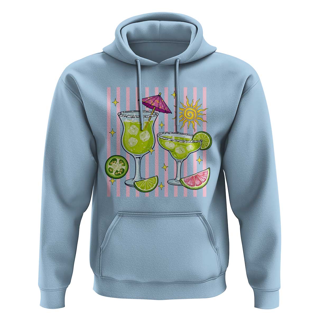 Tropical Margarita Summer Hoodie Beach Vacation Graphic