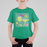 Tropical Margarita Summer T Shirt For Kid Beach Vacation Graphic