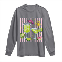 Tropical Margarita Summer Long Sleeve Shirt Beach Vacation Graphic