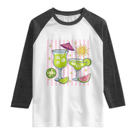 Tropical Margarita Summer Raglan Shirt Beach Vacation Graphic