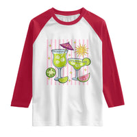 Tropical Margarita Summer Raglan Shirt Beach Vacation Graphic