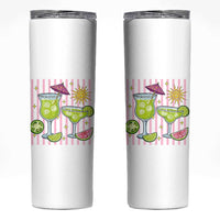 Tropical Margarita Summer Skinny Tumbler Beach Vacation Graphic