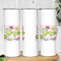 Tropical Margarita Summer Skinny Tumbler Beach Vacation Graphic