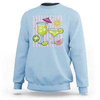 Tropical Margarita Summer Sweatshirt Beach Vacation Graphic