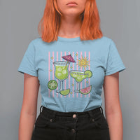 Tropical Margarita Summer T Shirt For Women Beach Vacation Graphic