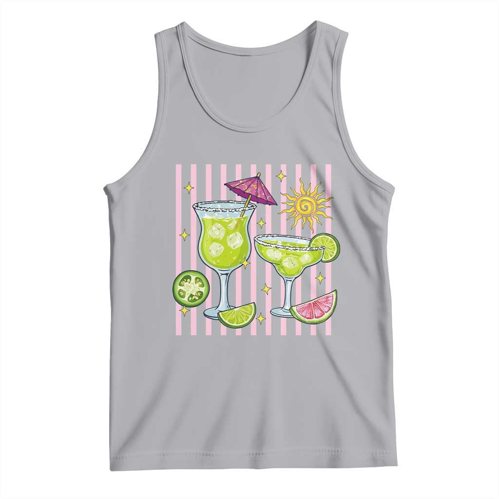 Tropical Margarita Summer Tank Top Beach Vacation Graphic