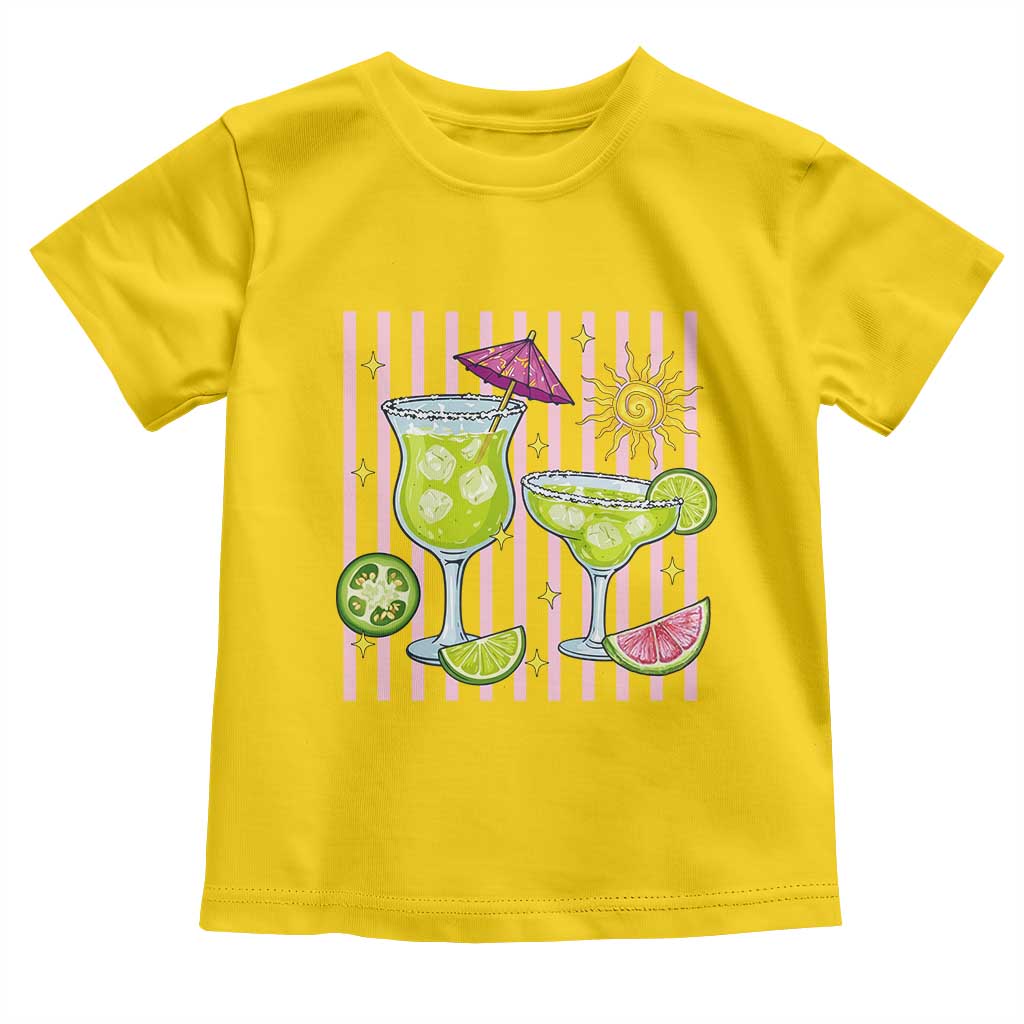 Tropical Margarita Summer Toddler T Shirt Beach Vacation Graphic