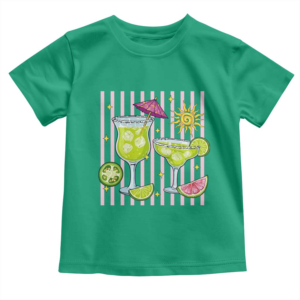 Tropical Margarita Summer Toddler T Shirt Beach Vacation Graphic