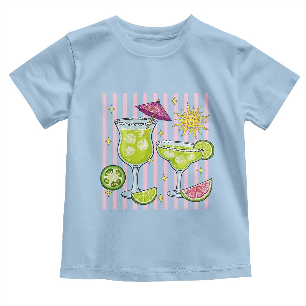 Tropical Margarita Summer Toddler T Shirt Beach Vacation Graphic