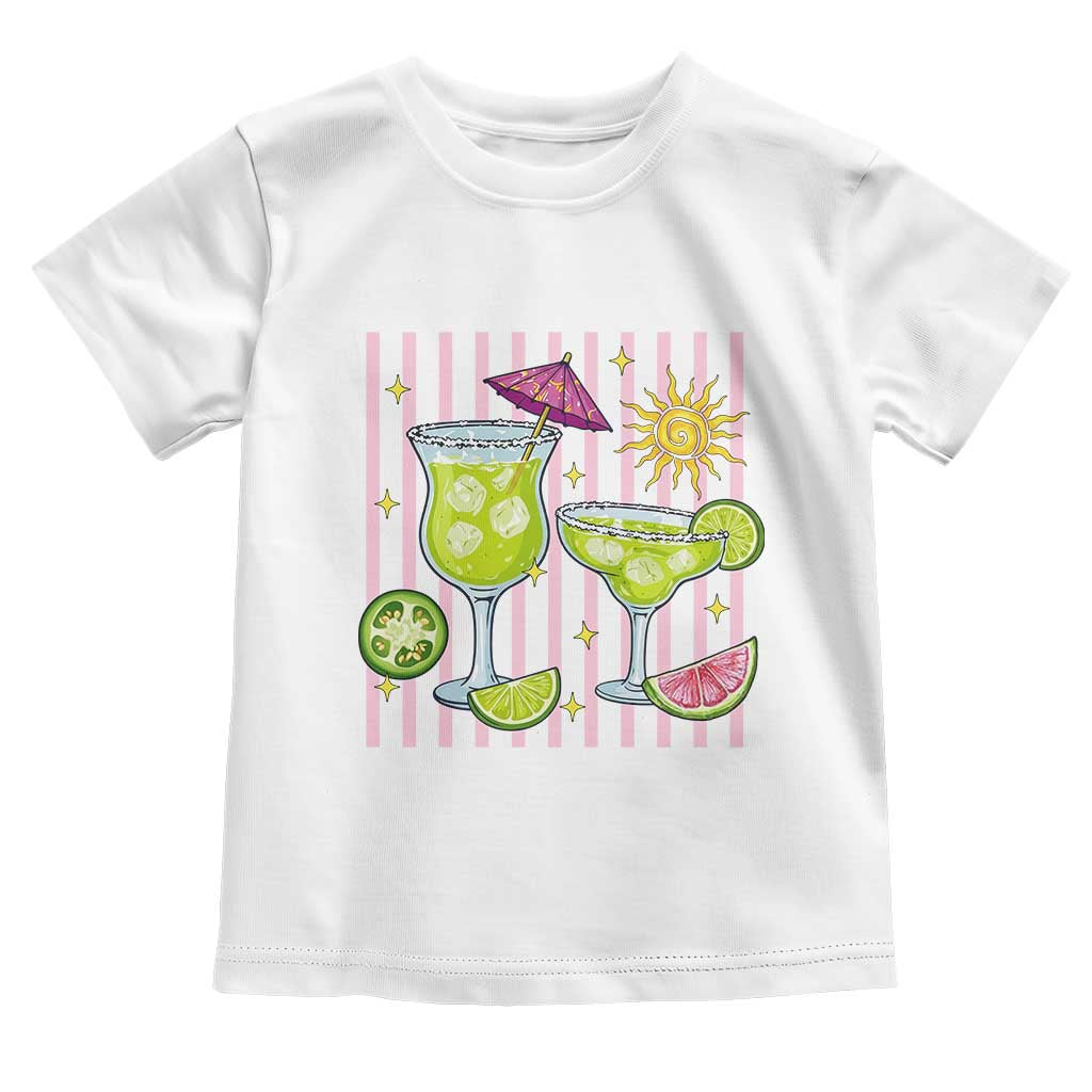Tropical Margarita Summer Toddler T Shirt Beach Vacation Graphic