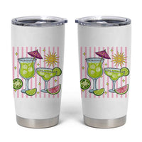 Tropical Margarita Summer Tumbler Cup Beach Vacation Graphic