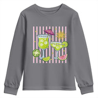Tropical Margarita Summer Youth Sweatshirt Beach Vacation Graphic