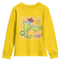 Tropical Margarita Summer Youth Sweatshirt Beach Vacation Graphic