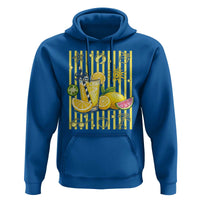 Striped Summer Lemonade Hoodie Preppy Brushstroke Aesthetic Graphic