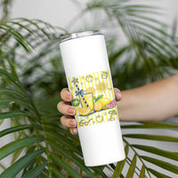 Striped Summer Lemonade Skinny Tumbler Preppy Brushstroke Aesthetic Graphic