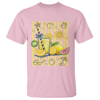 Striped Summer Lemonade T Shirt Preppy Brushstroke Aesthetic Graphic
