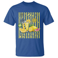 Striped Summer Lemonade T Shirt Preppy Brushstroke Aesthetic Graphic