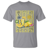 Striped Summer Lemonade T Shirt Preppy Brushstroke Aesthetic Graphic