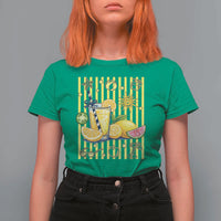 Striped Summer Lemonade T Shirt For Women Preppy Brushstroke Aesthetic Graphic