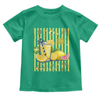 Striped Summer Lemonade Toddler T Shirt Preppy Brushstroke Aesthetic Graphic