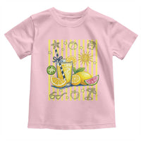 Striped Summer Lemonade Toddler T Shirt Preppy Brushstroke Aesthetic Graphic