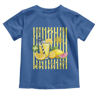 Striped Summer Lemonade Toddler T Shirt Preppy Brushstroke Aesthetic Graphic