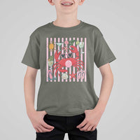 Funny Crab Tropical Summer Vacation Gift T Shirt For Kid Striped Summer Beach Vibes