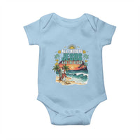 All I Need Is Jesus And The Beach Baby Onesie Christian Summer Faith Graphic