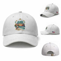All I Need Is Jesus And The Beach Baseball Cap Christian Summer Faith Graphic