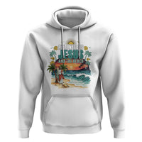 All I Need Is Jesus And The Beach Hoodie Christian Summer Faith Graphic