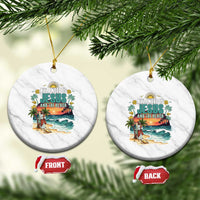 All I Need Is Jesus And The Beach Ceramic Ornament Christian Summer Faith Graphic