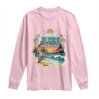 All I Need Is Jesus And The Beach Long Sleeve Shirt Christian Summer Faith Graphic