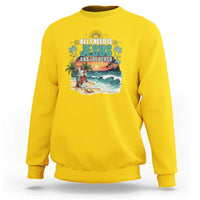 All I Need Is Jesus And The Beach Sweatshirt Christian Summer Faith Graphic
