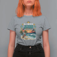 All I Need Is Jesus And The Beach T Shirt For Women Christian Summer Faith Graphic