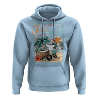 Funny Christian Beach Gift Hoodie All I Need Is Jesus And The Beach